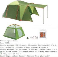 5 Double-decker Solar Square Tent-sunshine Villa