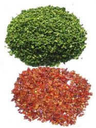 Dehydrated Green/red Bell Pepper Granules