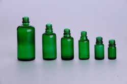 Blue Green Glass Drop Dispensing Bottle Din 18mm