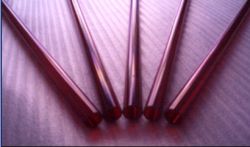 Red Quartz Glass Tube