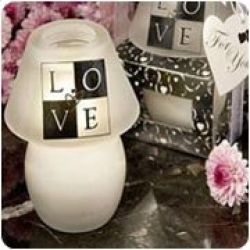 Love Glass Jar Candle