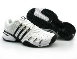 Adidas Tennis Shoes Mens Barricade Gunius Leather 