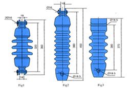 High-pressure Line Porcelain Pull Rods Insulator