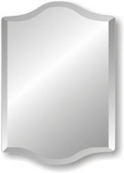 Clear Beveled Silver Mirror 