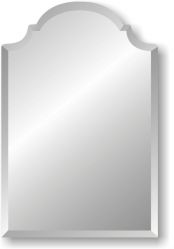 Clear Beveled Silver Mirror 