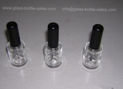 Glass Nail Polish Bottle