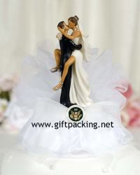 Funny Sexy Wedding Bride And Groom Cake Topper Fig