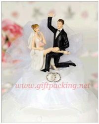 Funny Sexy Wedding Bride And Groom Cake Topper Fig
