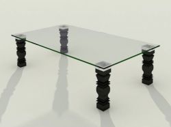 Crystal Glass Table Bases