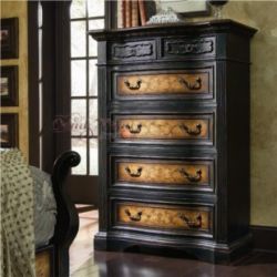 Solid Wood Carved 1108d No.1 Chest Of Drawer