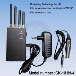 Ck-101n4-g Cellphone 3g+gps Signal Portable Jammer
