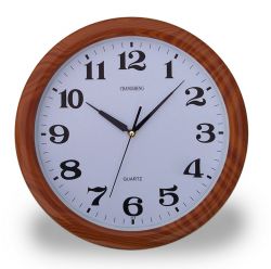 Wood Imitation Color Clock 37cm
