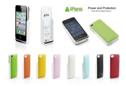 Iphone4 Accessories-luxury Battery Leather Case