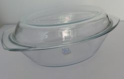 Microwave Oven Glass Borosilicate Pot , Pan 