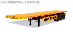 Tri-axles 40ft Container Semi Trailer 
