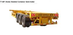 Skeleton Container Semi-trailer