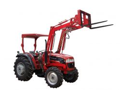 Tractor With Front End Loader And Backhoe