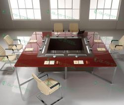 2012 Hot Modern Glass Conference Table Wc-hy001