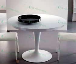 Home Glass Furniture - Extra White Dining Table