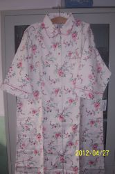Ladies Printed Flannel Robe