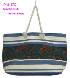 Printed Cloth And Paper Beach Bag,bohemian Style 