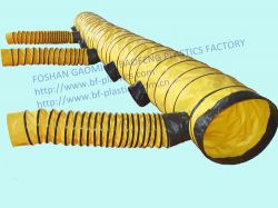 A Complete Set Of Yellow Pvc Ventilation Duct For 