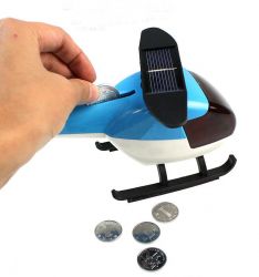 Plane Model Solar Toy For Christmas Gift