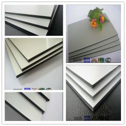 Metallic Pvdf Aluminum Decorative Plastic Sheet 