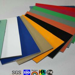 Metallic Pvdf Aluminum Decorative Plastic Sheet 