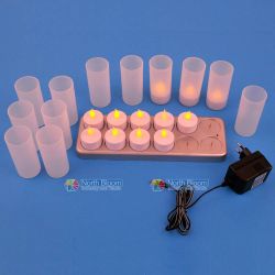 12pcs Led Rechargeable Candle